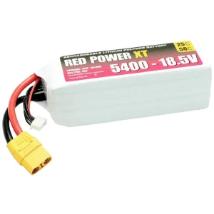 Red Power lipo akumulatorski paket za modele 18.5 V 5400 mAh 25 C softcase XT90 slika