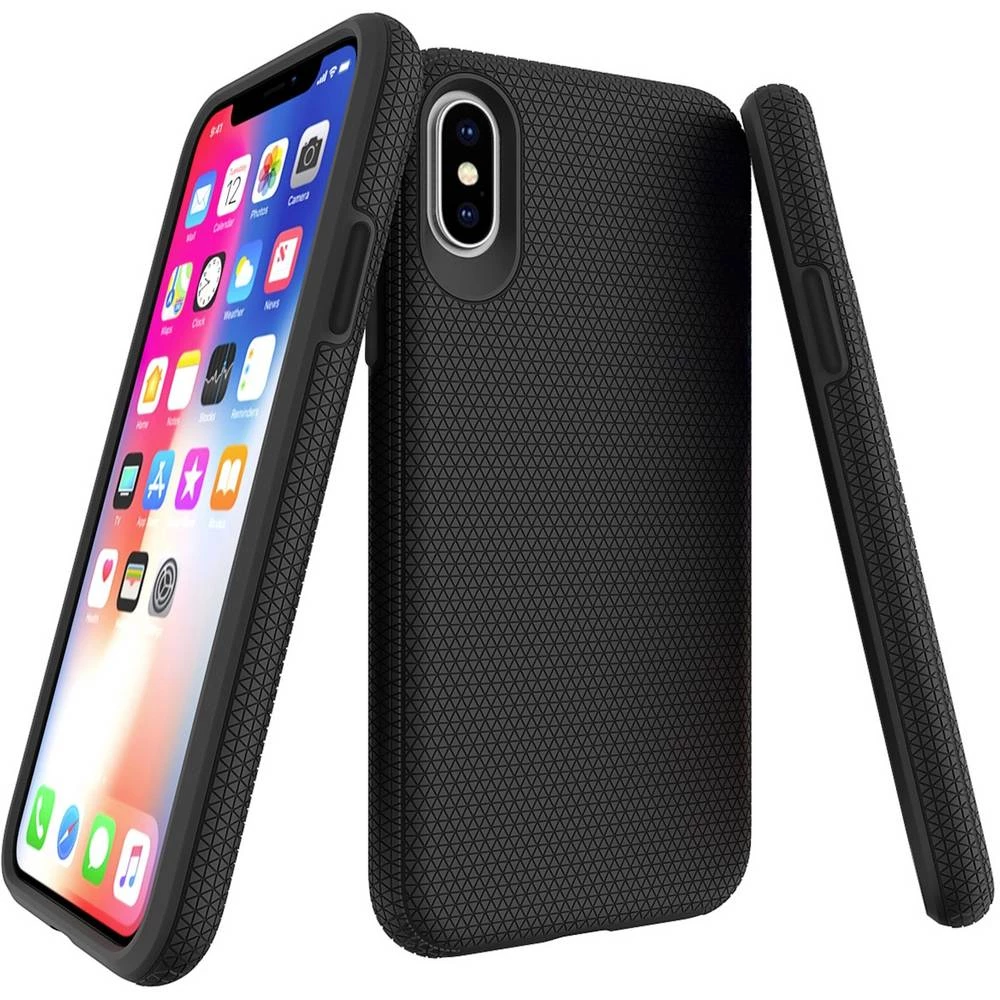 JT Berlin Pankow Solid stražnji poklopac za mobilni telefon iPhone X, iPhone XS crna slika