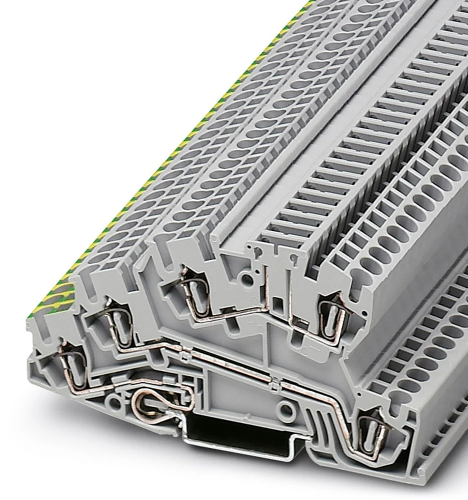 Instalacijska etažna stezaljka STI 2,5-PE/L/TG sive boje Phoenix Contact 50 kom. slika