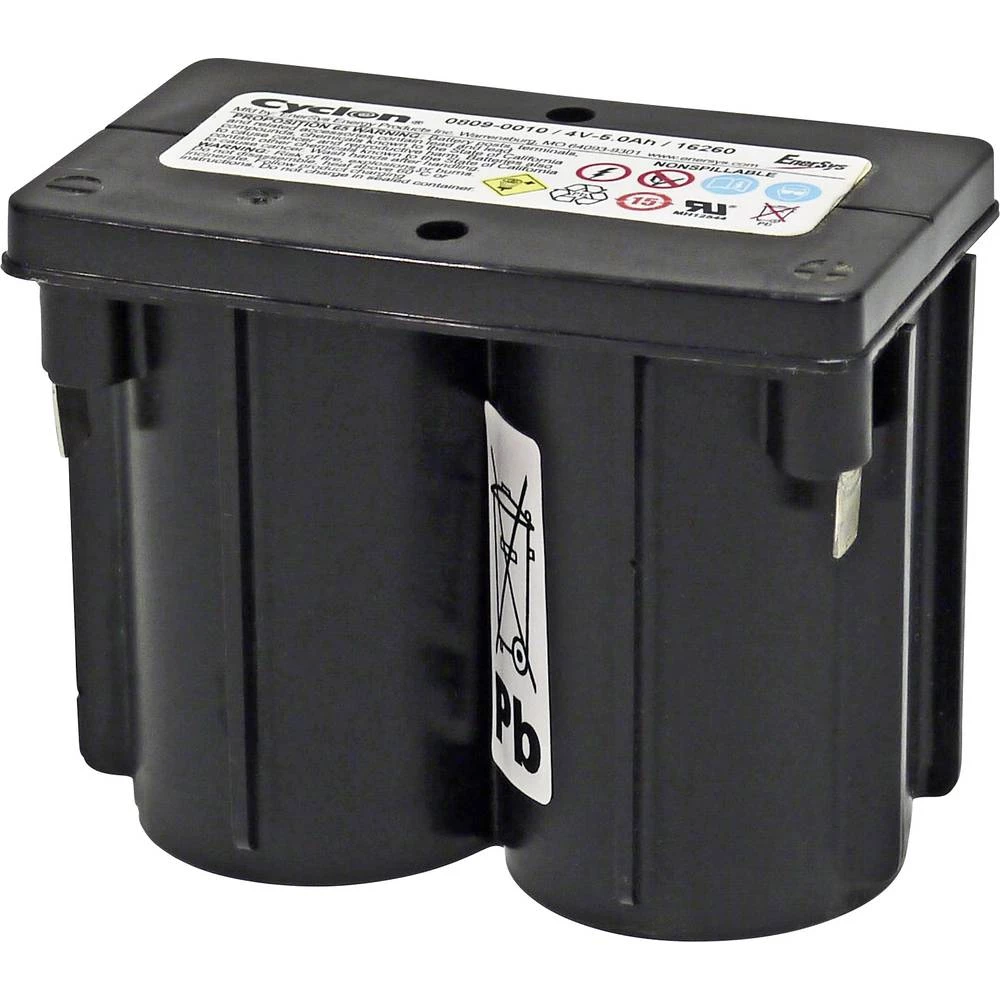 Olovni akumulator 4 V 5 Ah EnerSys Hawker Cyclon X 0809-0010 Olovno-koprenasti (Š x V x d) 97 x 77 x 54 mm Plosnati priključak 6 slika