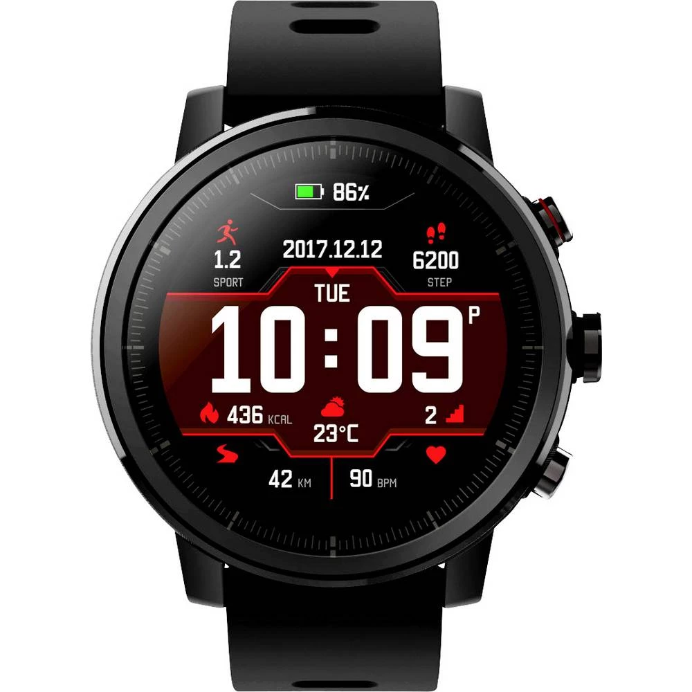 gps sportski sat Amazfit Stratos crna slika