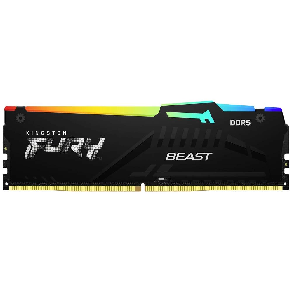 Kingston FURY Beast RGB memorijski modul za računalo  DDR5 16 GB 1 x 16 GB bez ECC-a 5200 MHz 288pin DIMM CL36 KF552C36B slika