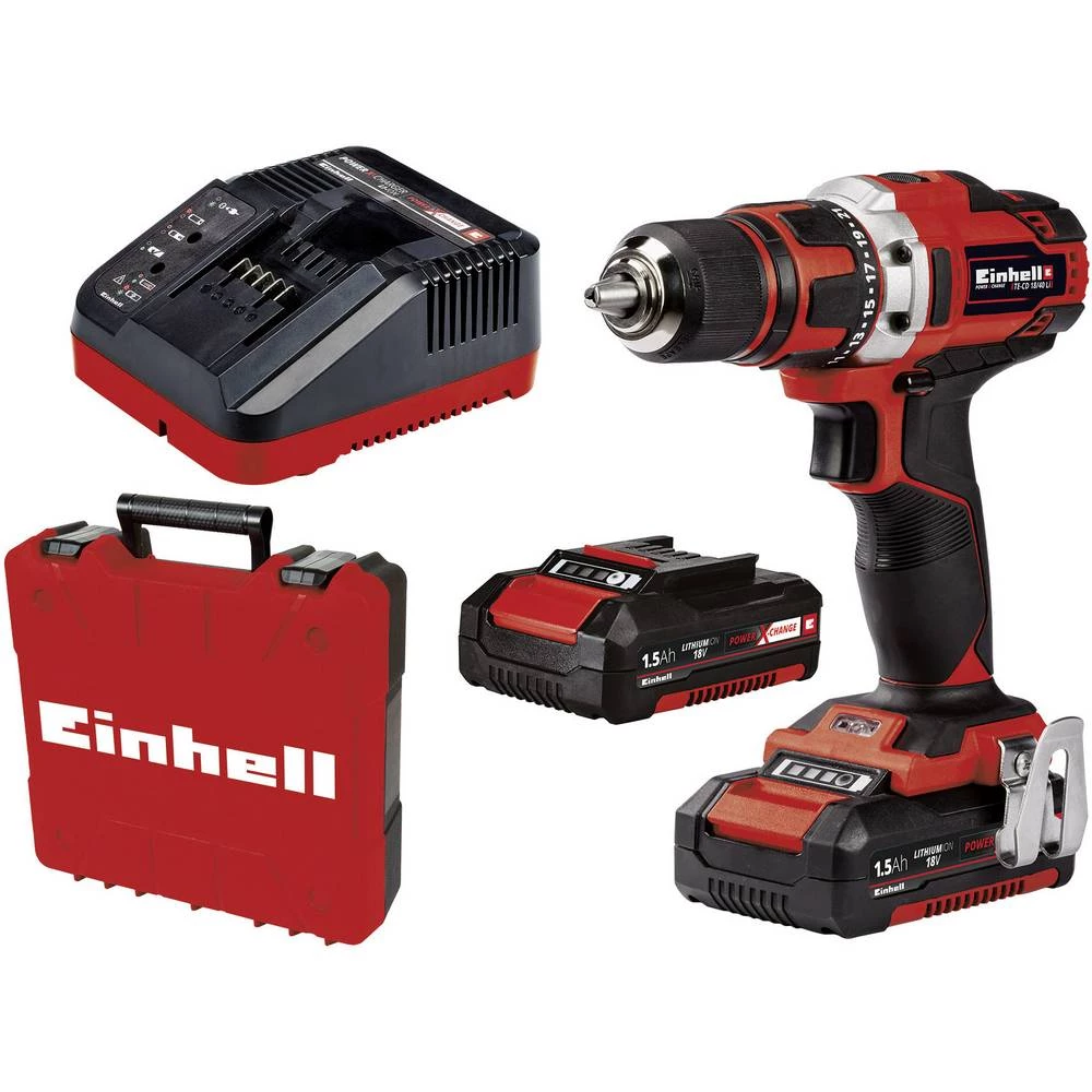 Einhell Power X-Change TE-CD 18/40 Li (2x1,5 Ah) Akumulatorski zračni pištolj 18 V 1500 mAh Li-Ion slika