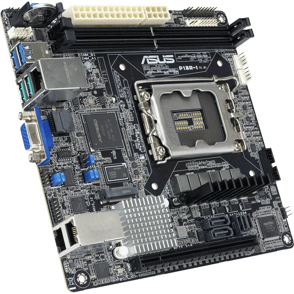 Asus P13R-I matična ploča Baza Intel® 1700 Faktor oblika (detalji) Mini-ITX Set čipova matične ploče Intel® C262 slika
