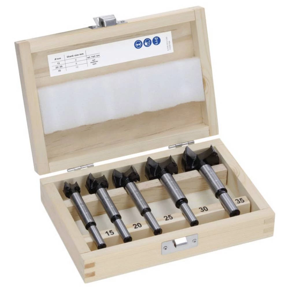 Bosch Accessories 2608901844 2608901844 set svrdla za rupe za šarke 15 mm, 20 mm, 25 mm, 30 mm, 35 mm 1 kom. slika