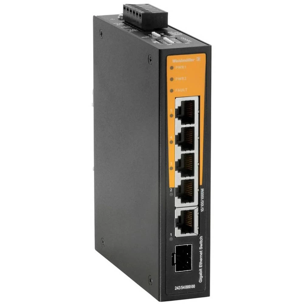Weidmüller IE-SW-BL05T-4GT-1GS industrijski Ethernet preklopnik 5 ulaza slika