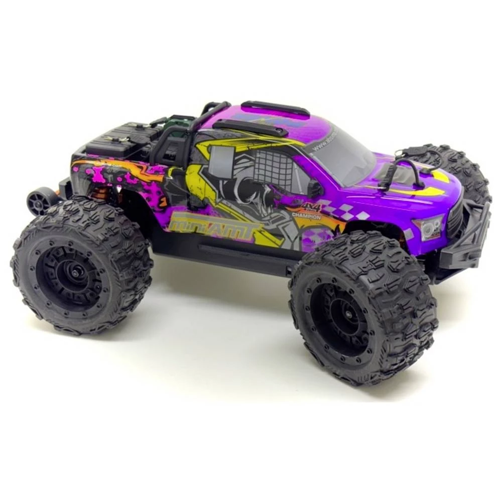 Absima Mini AMT Magic ljubičasta bez četkica 1:16 RC model automobila električni monstertruck pogon na sva četiri kotača slika