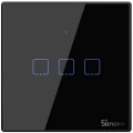 Sonoff Wi-Fi zidni prekidač T3EU3C-TX black slika