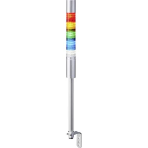 Signalni toranj LED Patlite LR4-502LJBU-RYGBC 5-bojno, Crvena, Žuta, Zelena, Plava boja, Prozirna 5-bojno, Crvena, Žuta, Zelena, slika