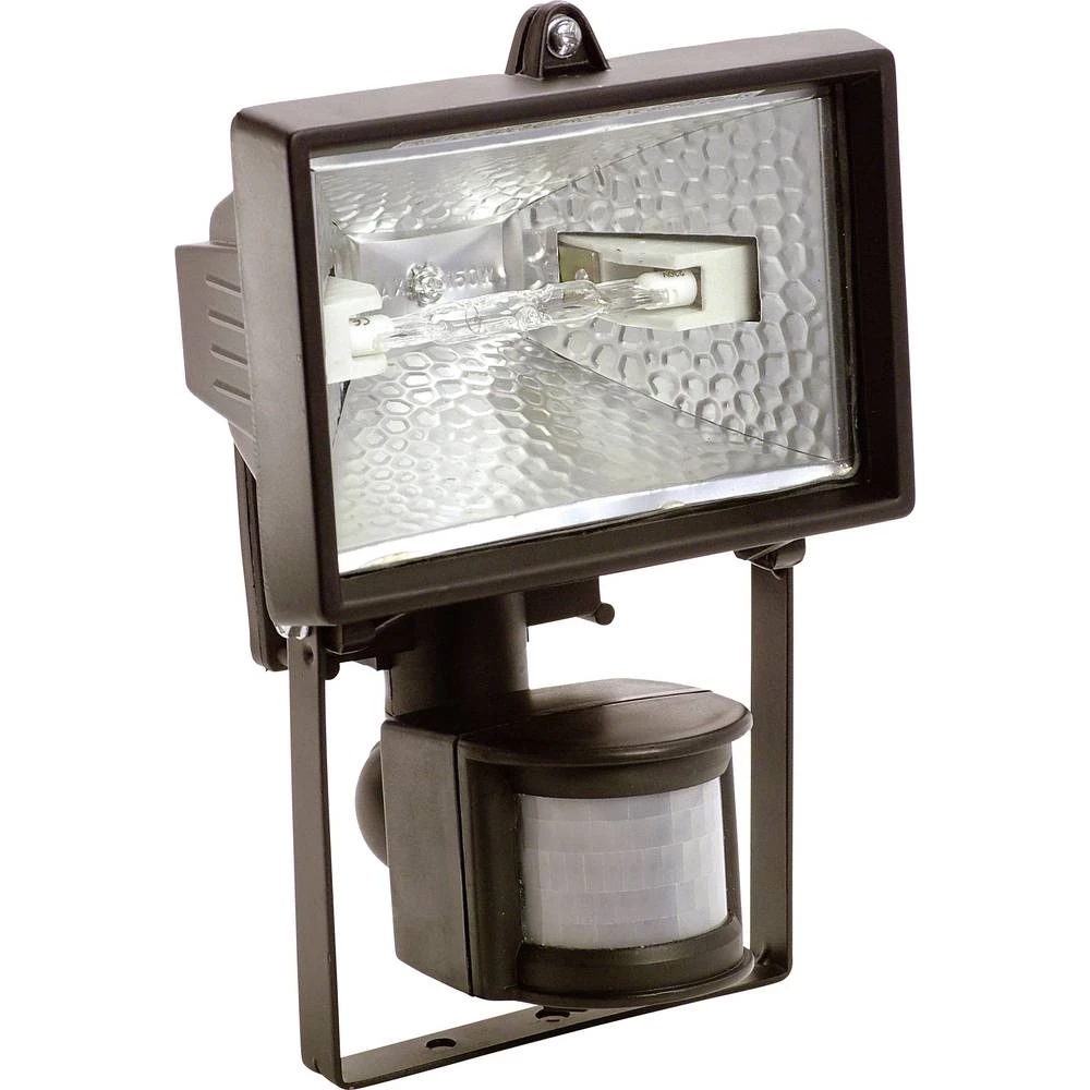 Vanjski reflektor sa senzorom pokreta Halogena žarulja 400 W R7s as - Schwabe Crna slika