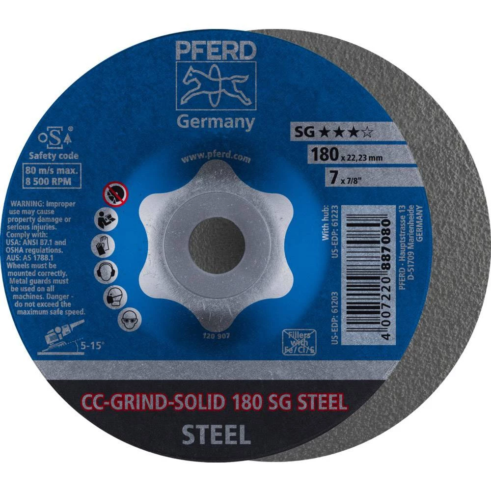 Pferd brusna ploča Cc-Grind-Solid 180 Sg Steel slika