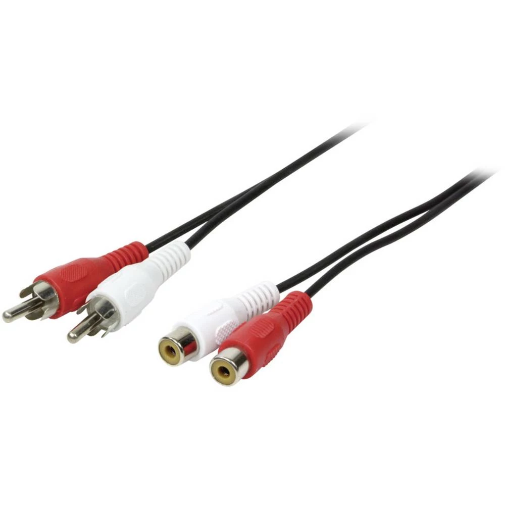 LogiLink CA1037 Cinch audio priključni kabel 5.00 m crna (mat) slika
