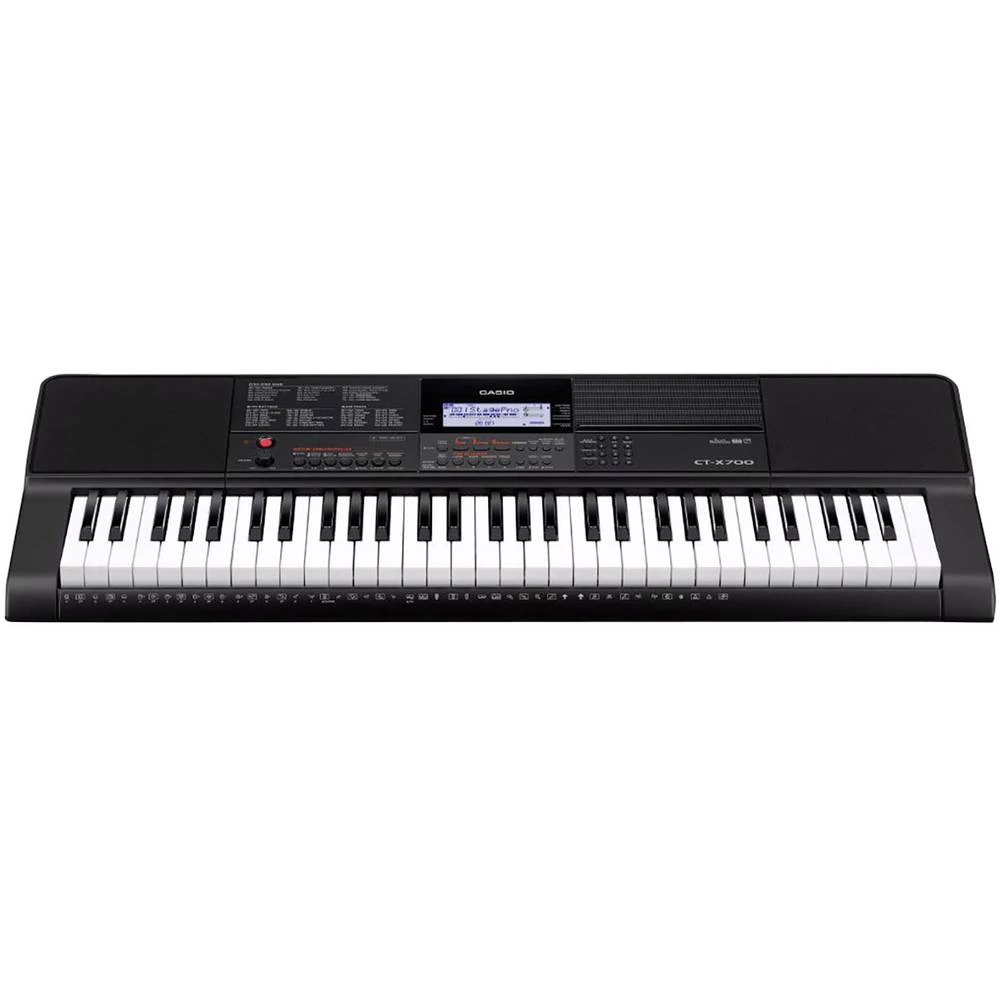 Casio CT-X700 tipkovnica Crna Uključuje napajanje slika