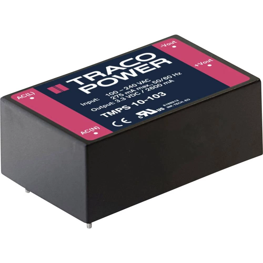 TracoPower TMPS 10-112 AC/DC napajač za tiskano vezje 830 mA 10 W +12.0 V/DC slika