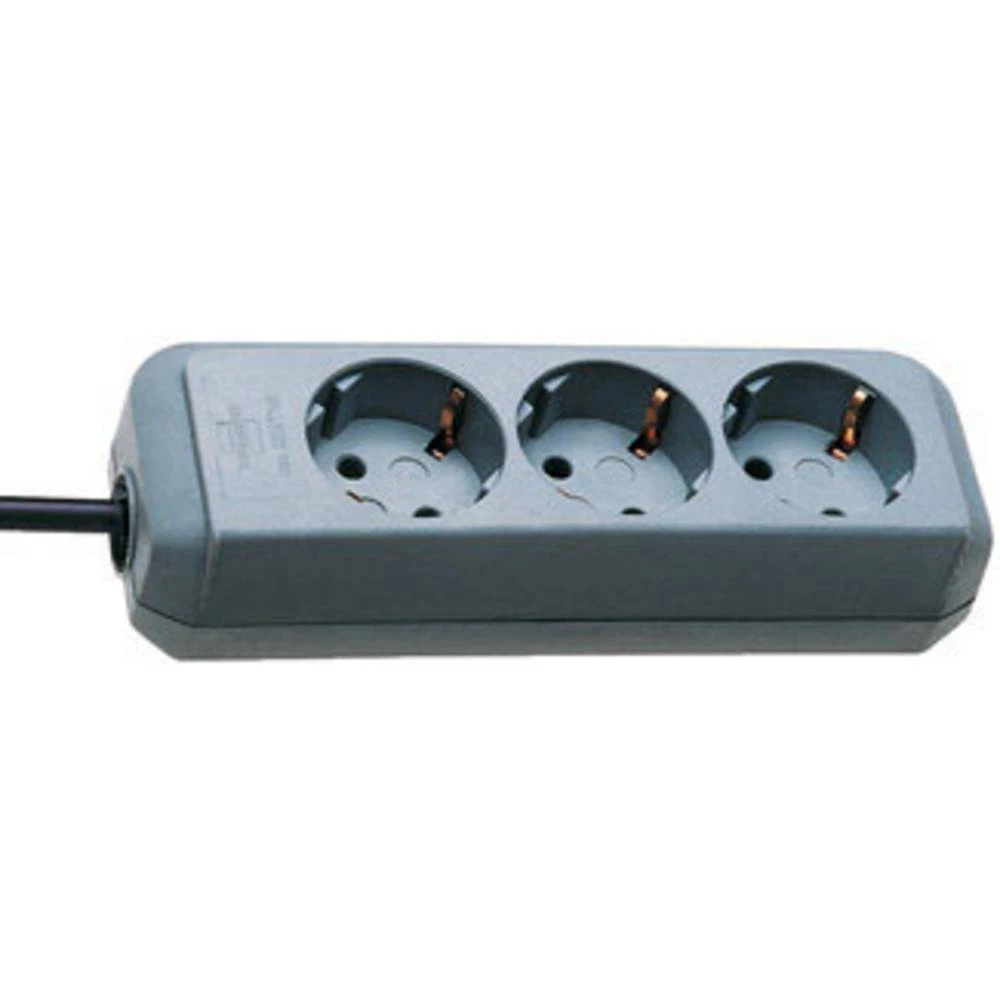 Brennenstuhl 1158630015 Razdjelna letva bez prekidača 3-struki Srebrno-siva Utičnica slika