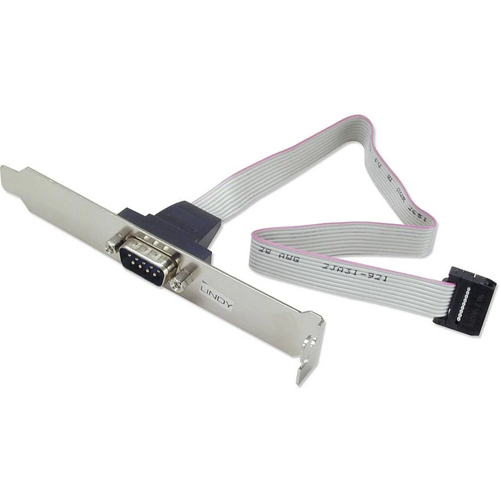 LINDY serijsko sučelje priključni kabel  0.26 m siva slika