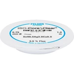 Felder Löttechnik ISO-Core "Clear" SAC305 Lemna žica Svitak Sn96.5Ag3Cu0.5 0.75 mm