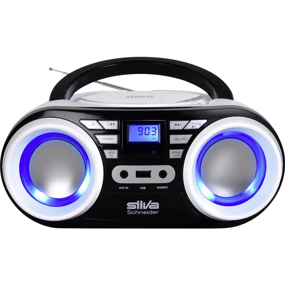 UKW CD radio Silva Schneider MPC 17.4 USB UKW, CD, USB Crna slika