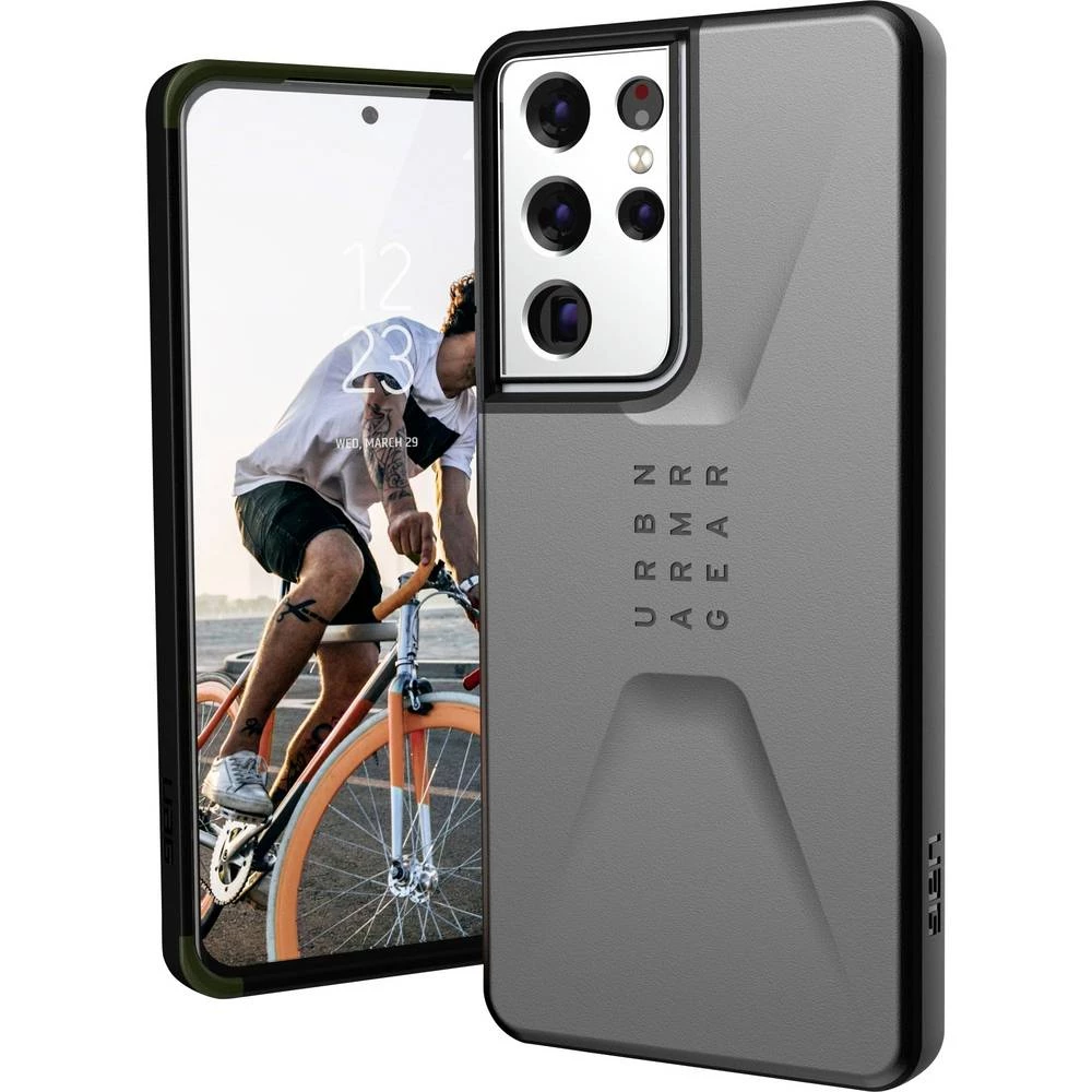 Urban Armor Gear Civilian stražnji poklopac za mobilni telefon Samsung srebrna slika