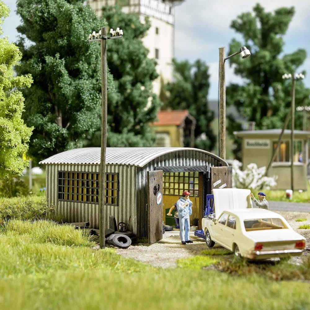 Busch 1593 H0 Valovita metalna šupa slika