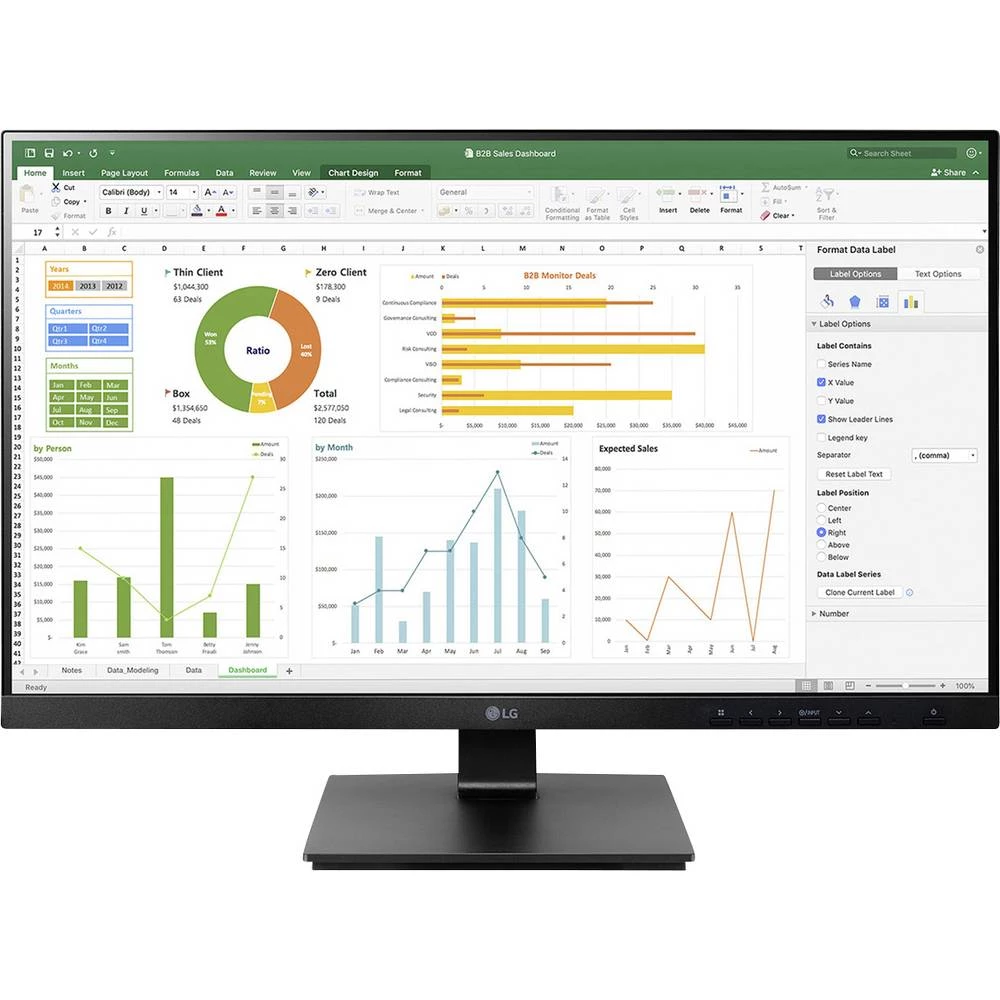 LG Electronics 27BN65Q-B LCD zaslon obnovljeno (vrlo dobro) (ShopObj.2888769) Energetska učinkovitost 2021 G (A - G) 68. slika