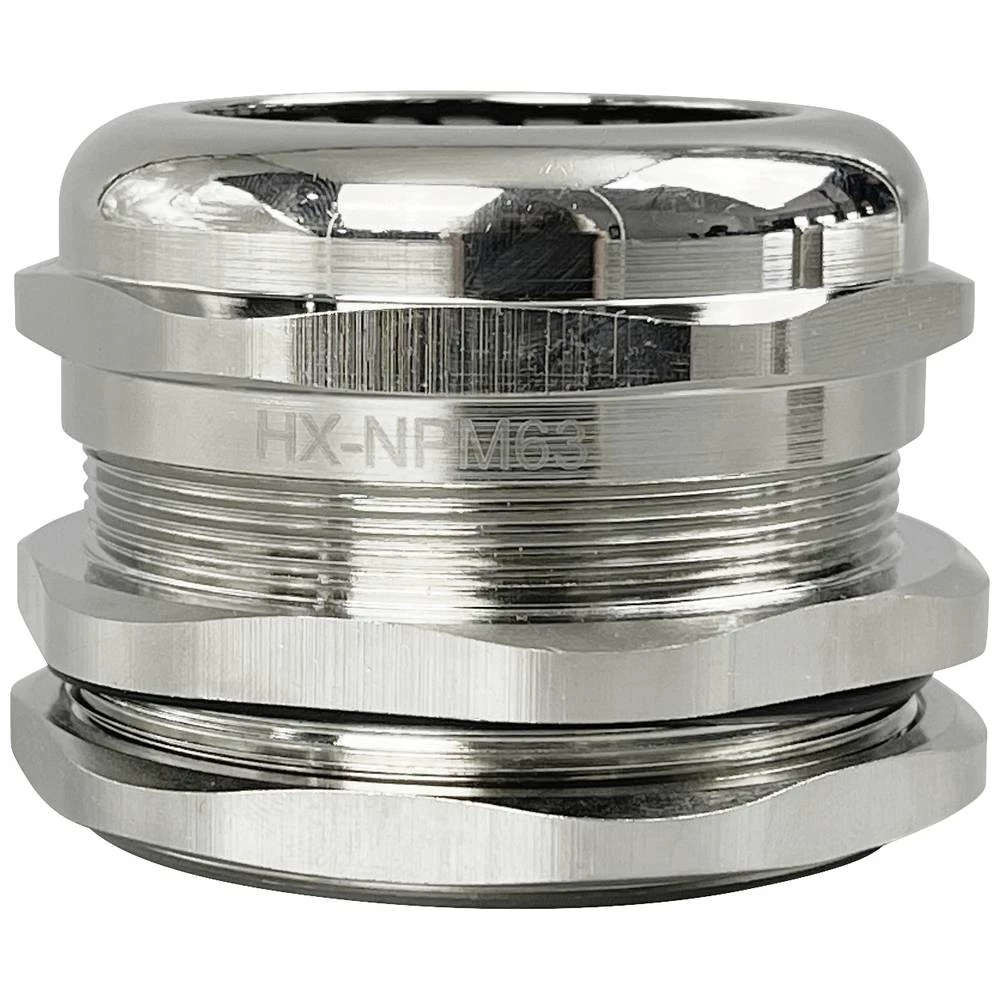 TRU COMPONENTS TC-10302860 kabelska uvodnica   M63 mesing (niklovani) metalna   1 St. slika