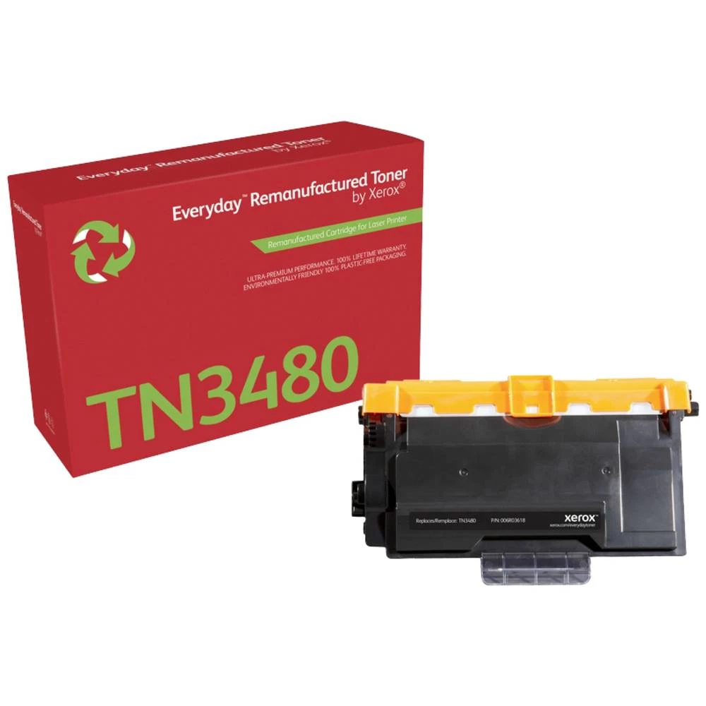 Xerox toner zamijenjen Brother Brother TN-3480 kompatibilan crn 8000 Stranica Everyday™ Remanufactured 006R03618 slika