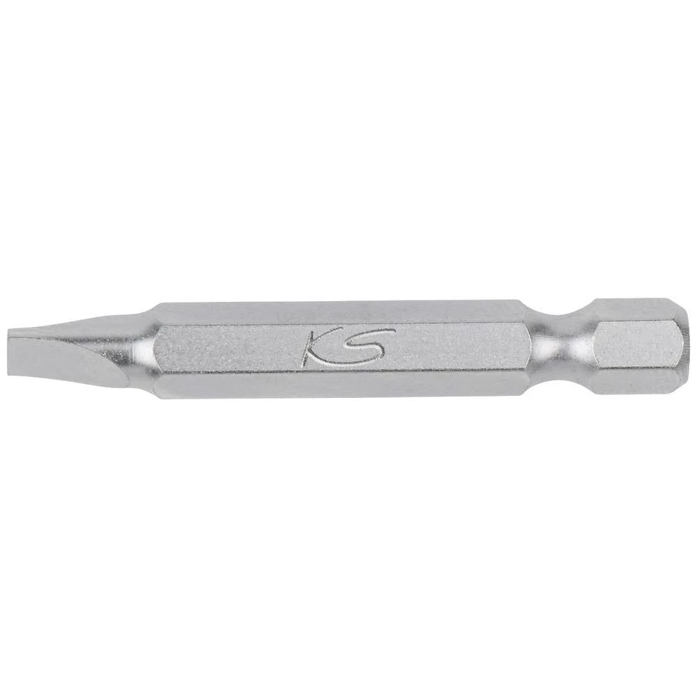 KS Tools 911.2764 pljosnati bit 6.5 mm S2 čelik poniklovani E 6.3 kom. slika