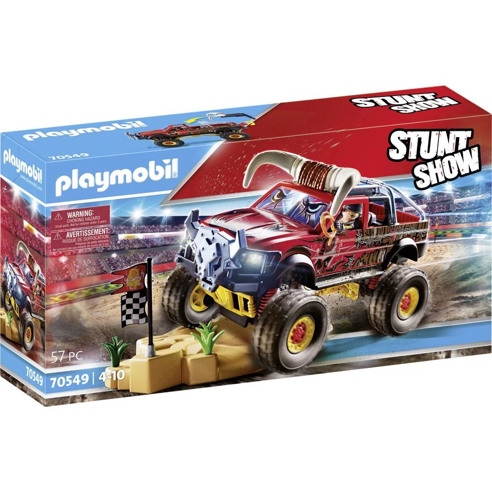 Playmobil® kaskaderska predstava Monster Truck Horned 70549 slika