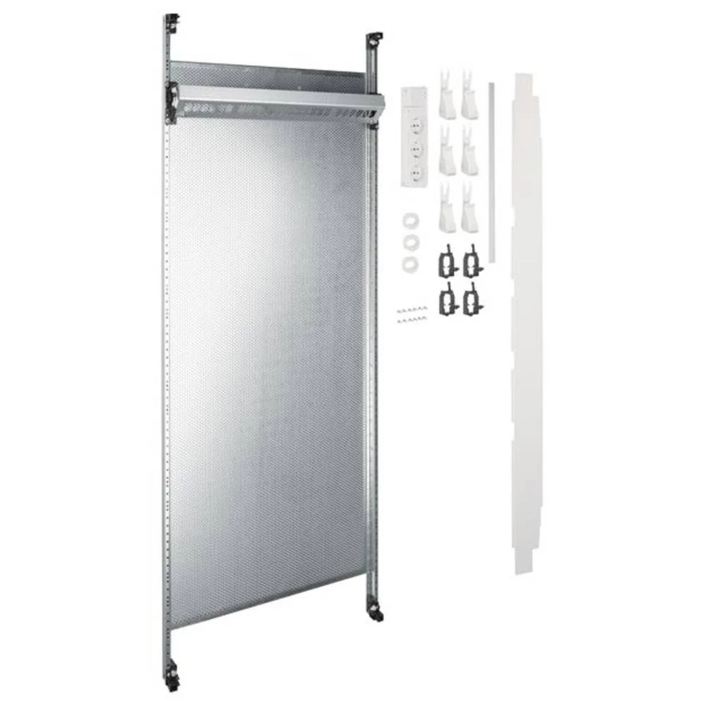 Hager UF52NW kompletan terenski multimedijski univerzalni Z 1350 mm 2 polja ili patch modula Hager UF52NW kompletno polje slika