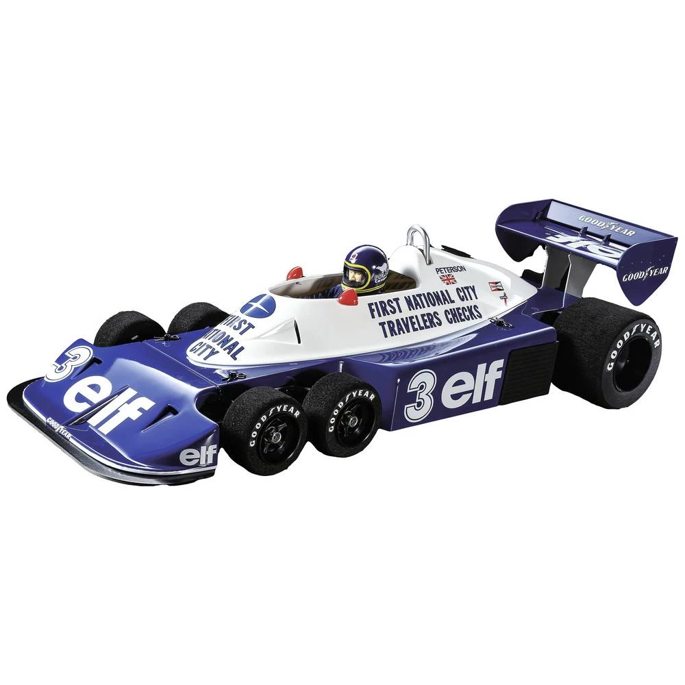 Tamiya  Tyrell P34 SixWheeler 1977 Argentinien GP plavo-bijela boja  1:10 RC model automobila električni  trkaći automobil pogon na stražnjim kotačima (2wd) komplet za sastavljanje slika