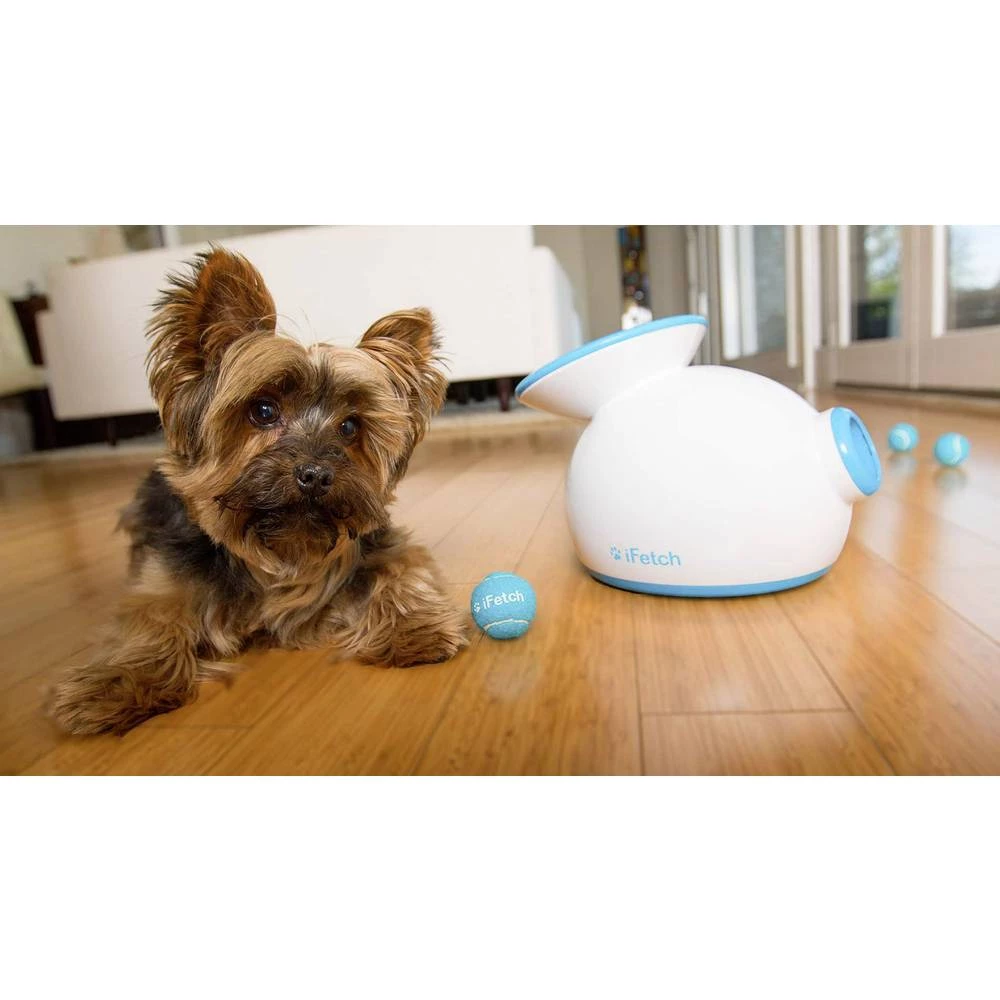 Bacač teniske loptice iFetch Original Bijelo-plava 1 ST slika