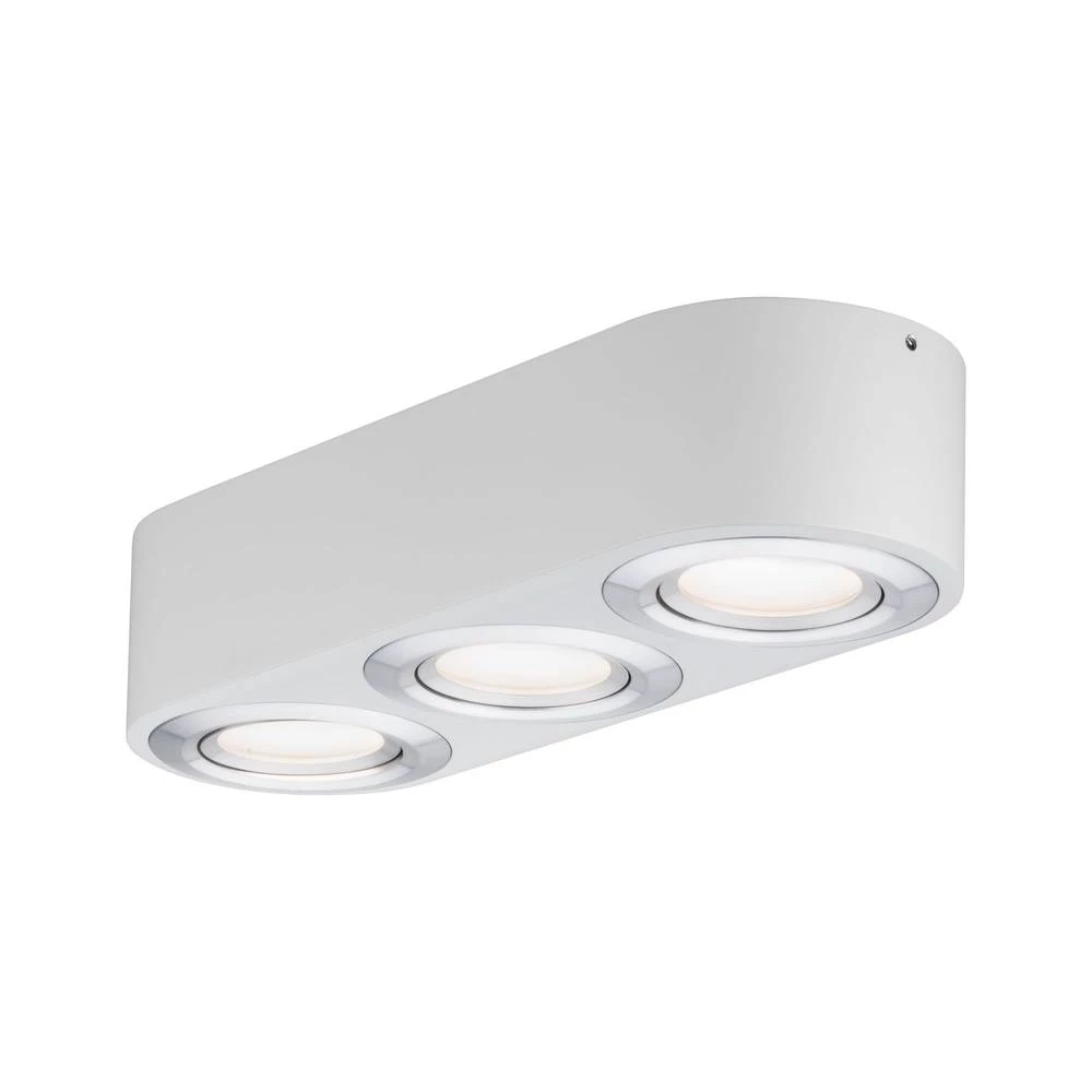 Paulmann Argun 79710 LED stropna svjetiljka ATT.CALC.EEK: LED (A++ - E) 14.4 W Toplo-bijela Aluminij (brušeni) boja, Bijela (mat slika