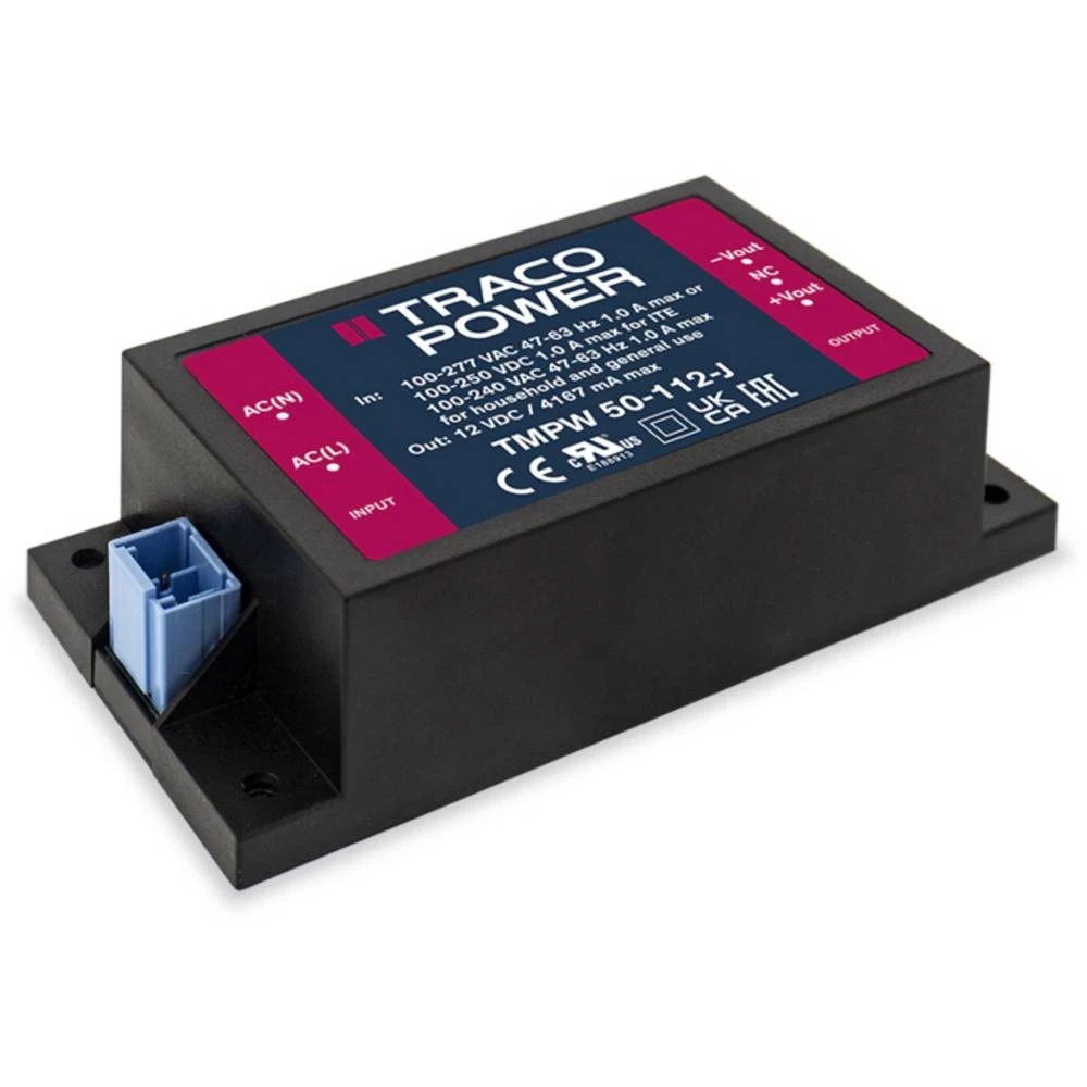 TracoPower TMPW 50-124-J preklopno napajanje 24 V/DC 2.08 A 50 W slika