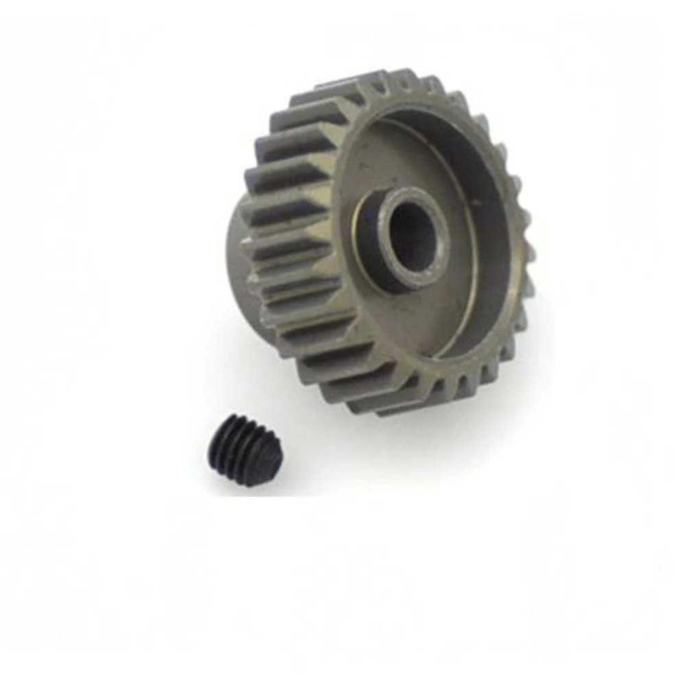 Mali zupčanik motora ArrowMax Tip modula: 48 DP Promjer bušotine: 3.175 mm Broj zubaca: 27 slika