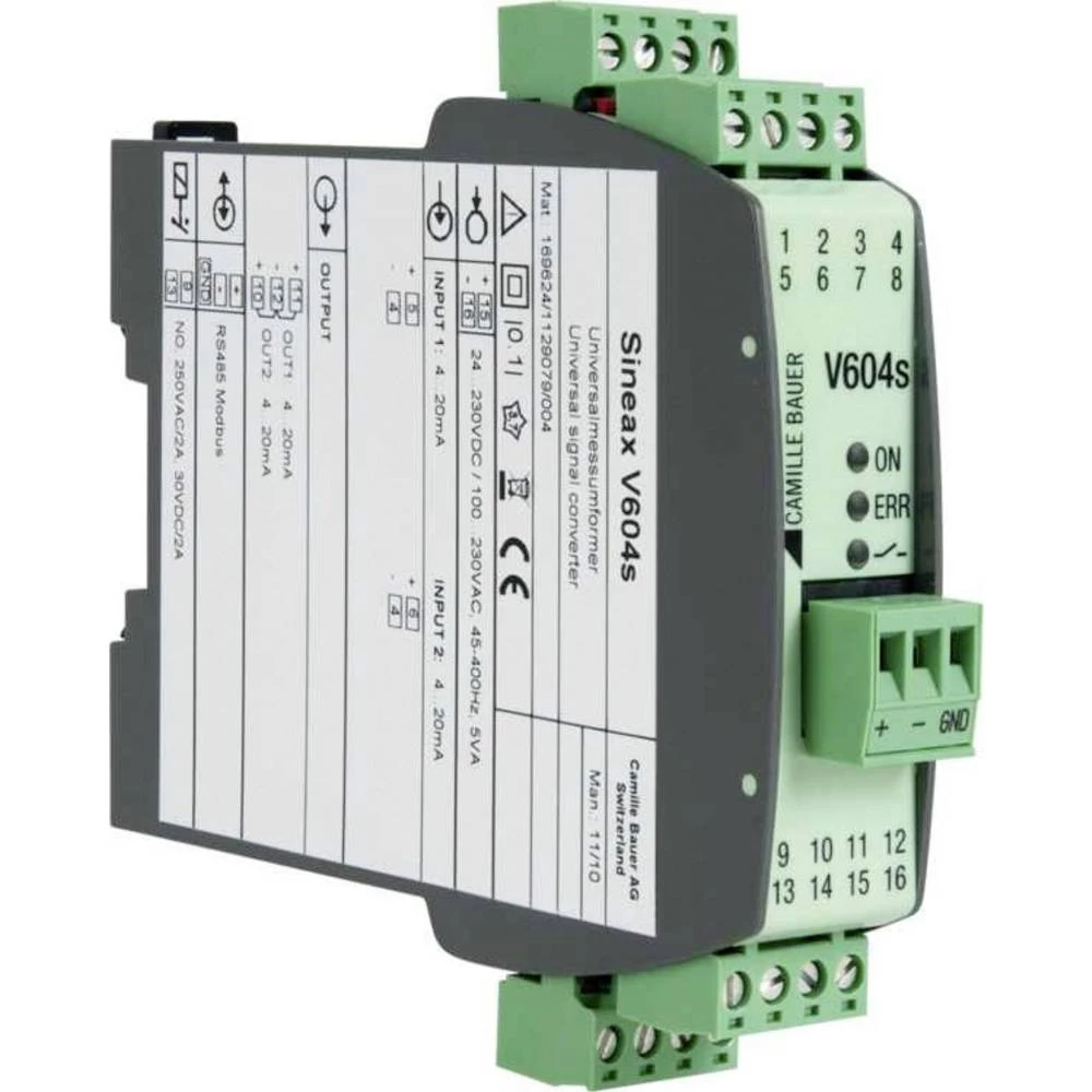 Programirajući dvokanalni višenamjenski odašiljač Sineax V604 Camille Bauer 169624 1 St. slika