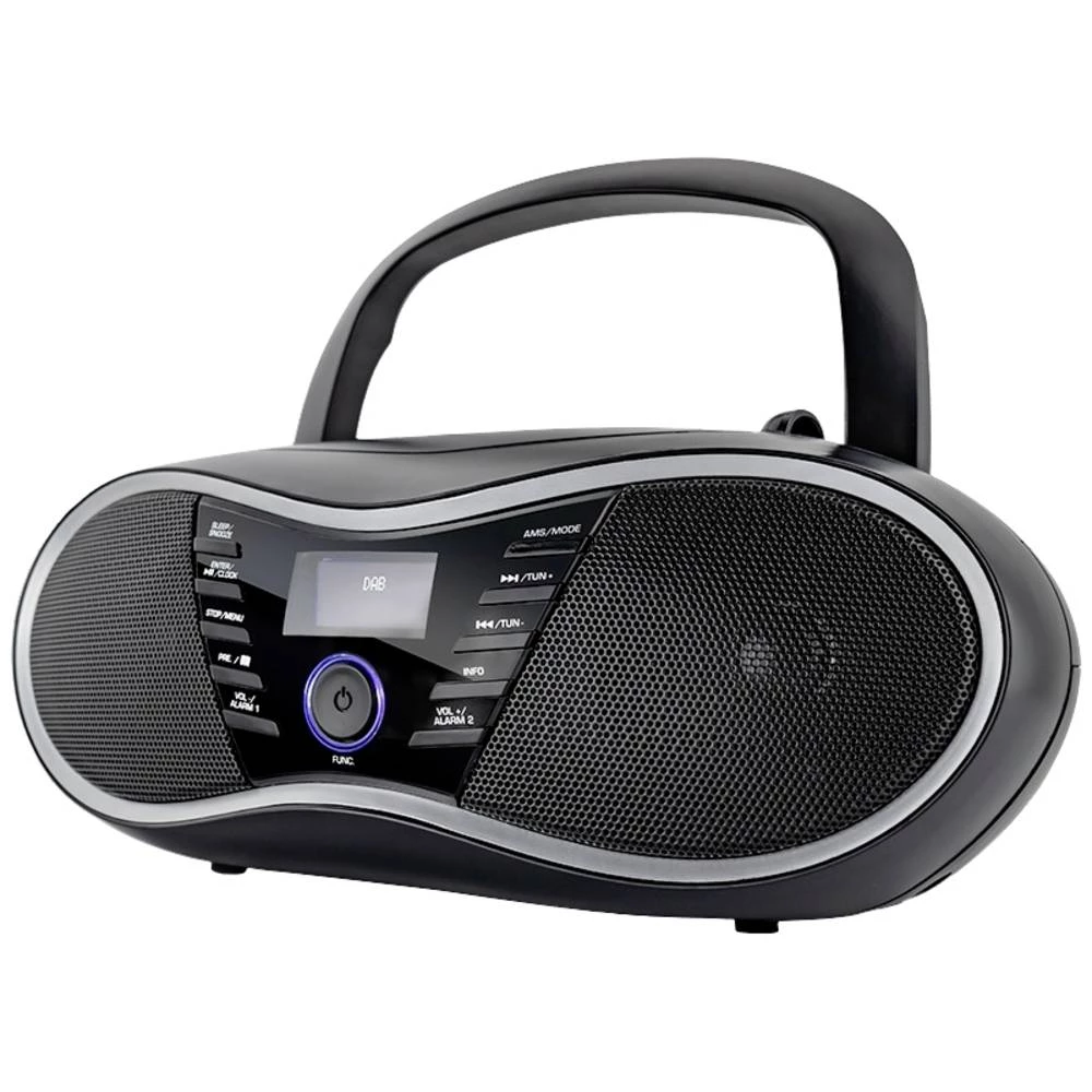 Caliber HBC434DAB-BT CD radio DAB+ (1012), UKW (1014) AUX, Bluetooth®, CD, USB  funkcija alarma crna slika