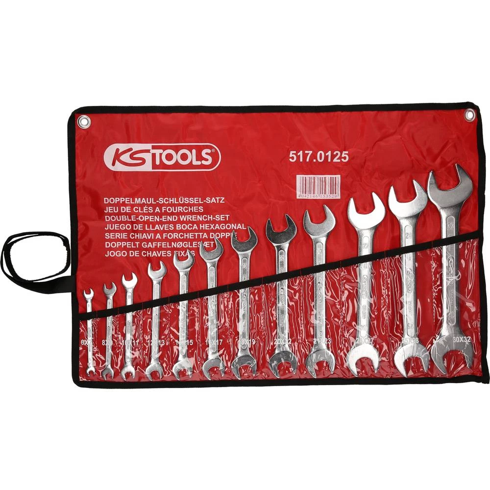 KS Tools 5170125 517.0125 dupli viličasti ključ set Veličina ključa (metrička) (naslov) 6 - 32 mm slika