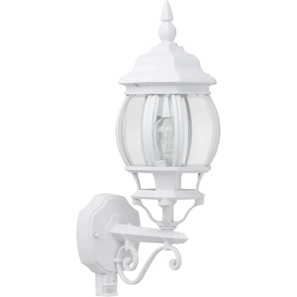 Vanjsko zidno svjetlo s detektorom pokreta LED E27 60 W Brilliant Istria 48697/05 Bijela slika