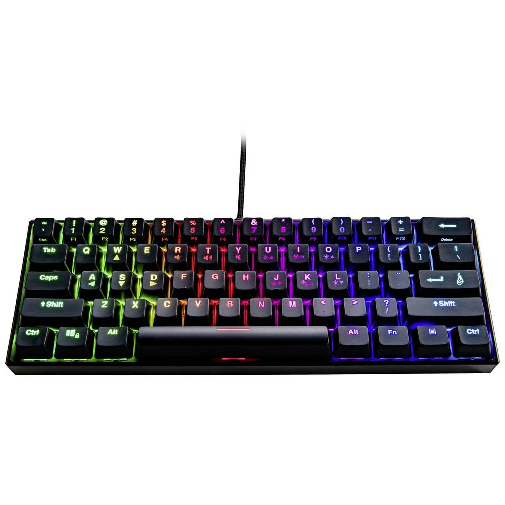 Surefire Gaming KingPin M1 žičani, USB igraća tipkovnica osvjetljen, tipke za multimediju US-engleski, qwerty, Windows® slika