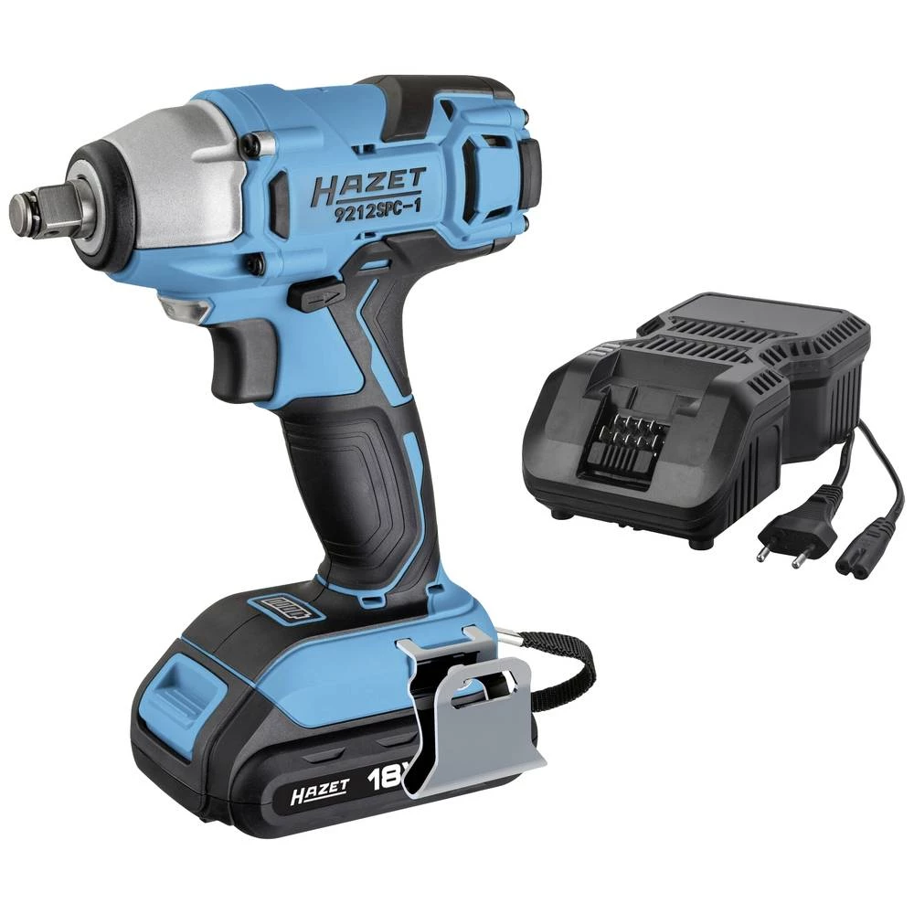 Set akumulatorskih udarnih ključeva HAZET ∙ 18 V 9212SPC-1 ∙ Maksimalni okretni moment otpuštanja: 260 Nm ∙ Četvrtasti 12,5 mm (1/2 inča) ∙ Broj alata: 3 Hazet 9212SPC-1 akumulatorski zračni ... slika