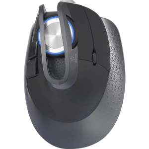 Renkforce M618X Bluetooth miš, Bežični miš Laser Tipke miša, USB priključak, Osvjetljen Crna slika