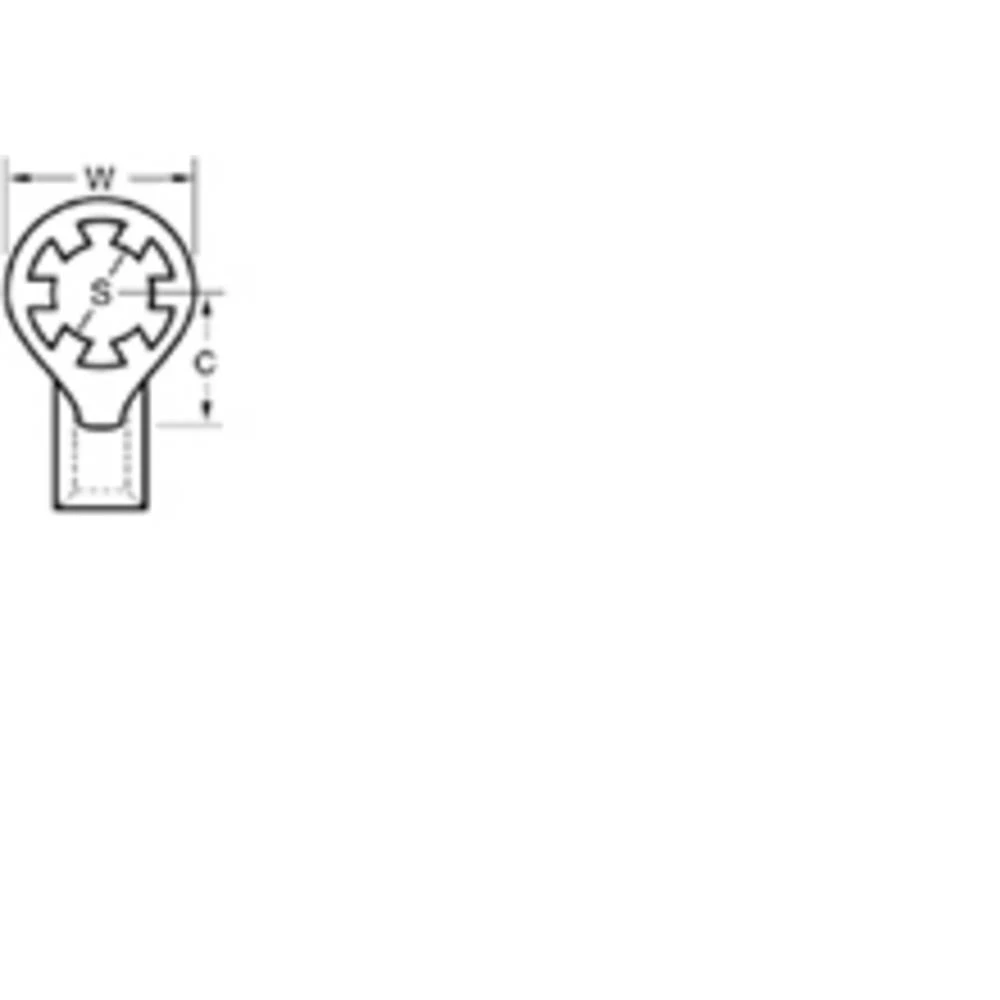 Molex 19074-0021 prstenasta kabelska stopica 1 St. Bag slika