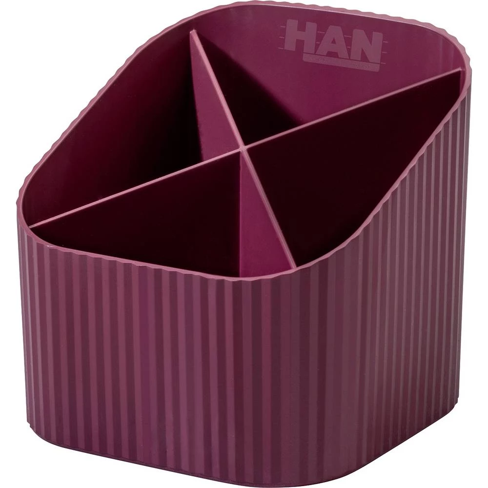 HAN KARMA 17248-17 četkica za olovke crvena Broj pretinaca: 4 slika