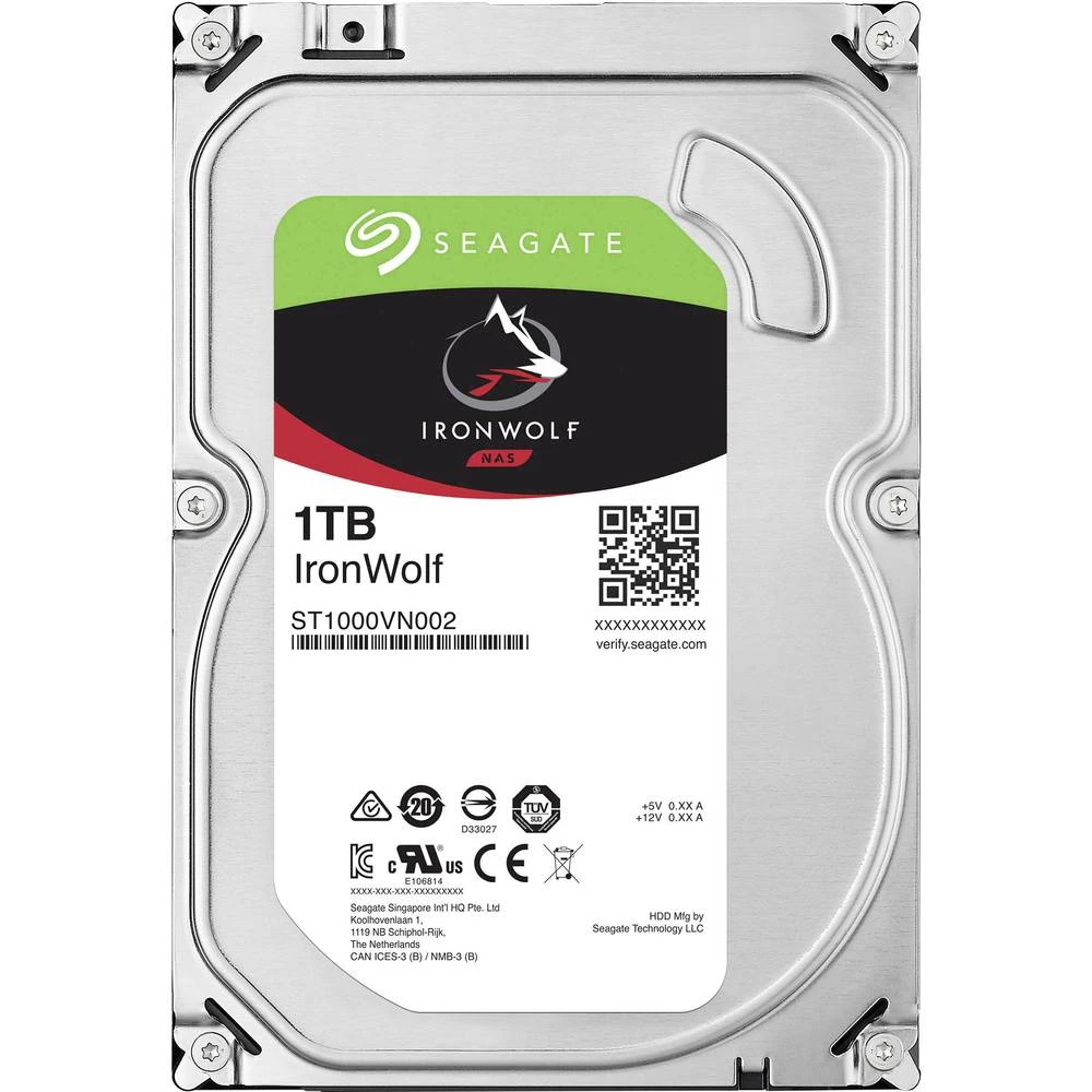 Unutarnji tvrdi disk 8.9 cm (3.5 ") 1 TB Seagate IronWolf&trade; Bulk ST1000VN002 SATA III slika