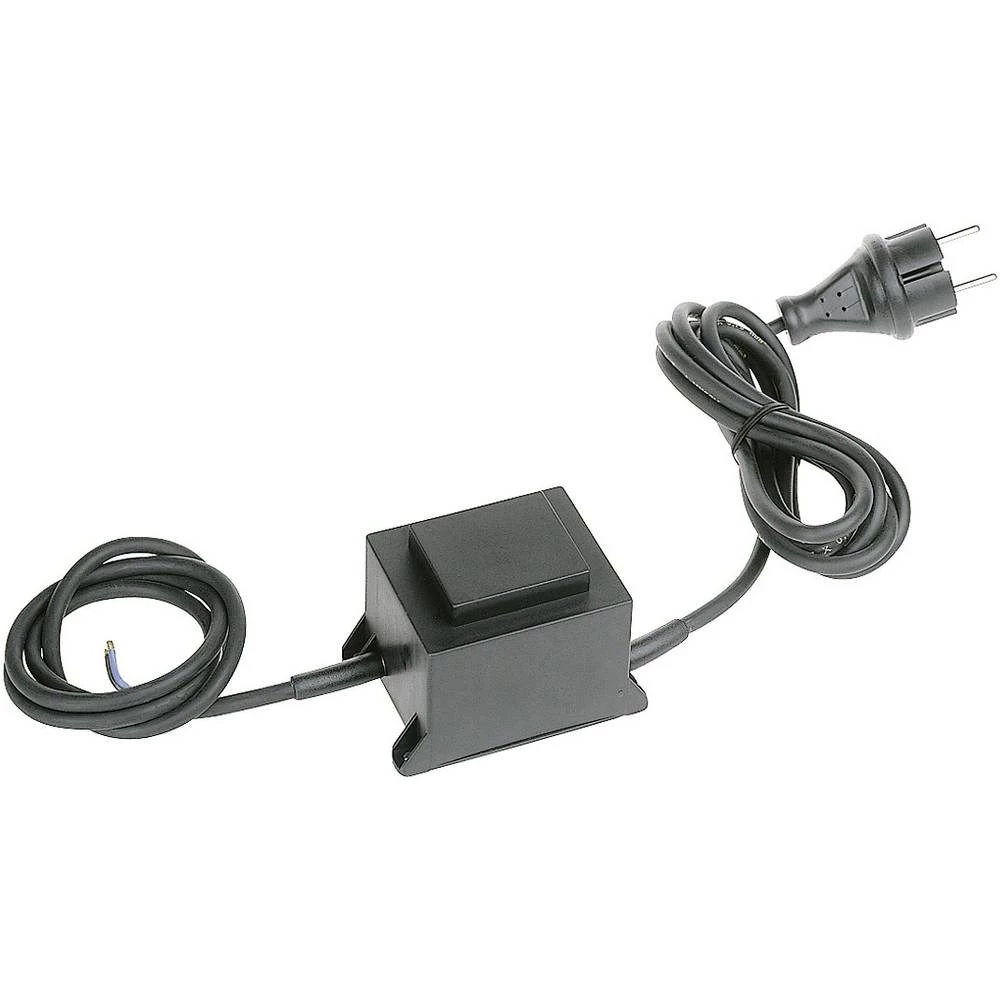 Halogenski blok transformator SLV IP 44 Marine 150 227150 150 VA crni slika