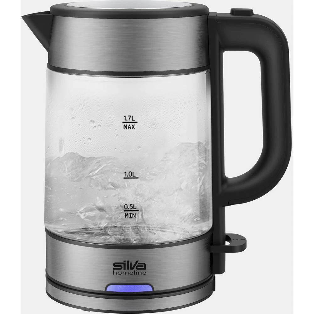 Silva Homeline KL-G 2006 kuhalo za vodu bezžičan crna, plemeniti čelik (brušeni) slika