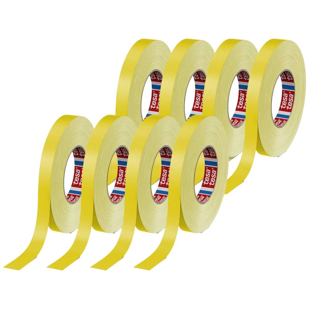 tesa tesaband 4651 Premium 04651-00519-00 plastificirana ljepljiva traka žuta (D x Š) 50 m x 19 mm 8 St. slika