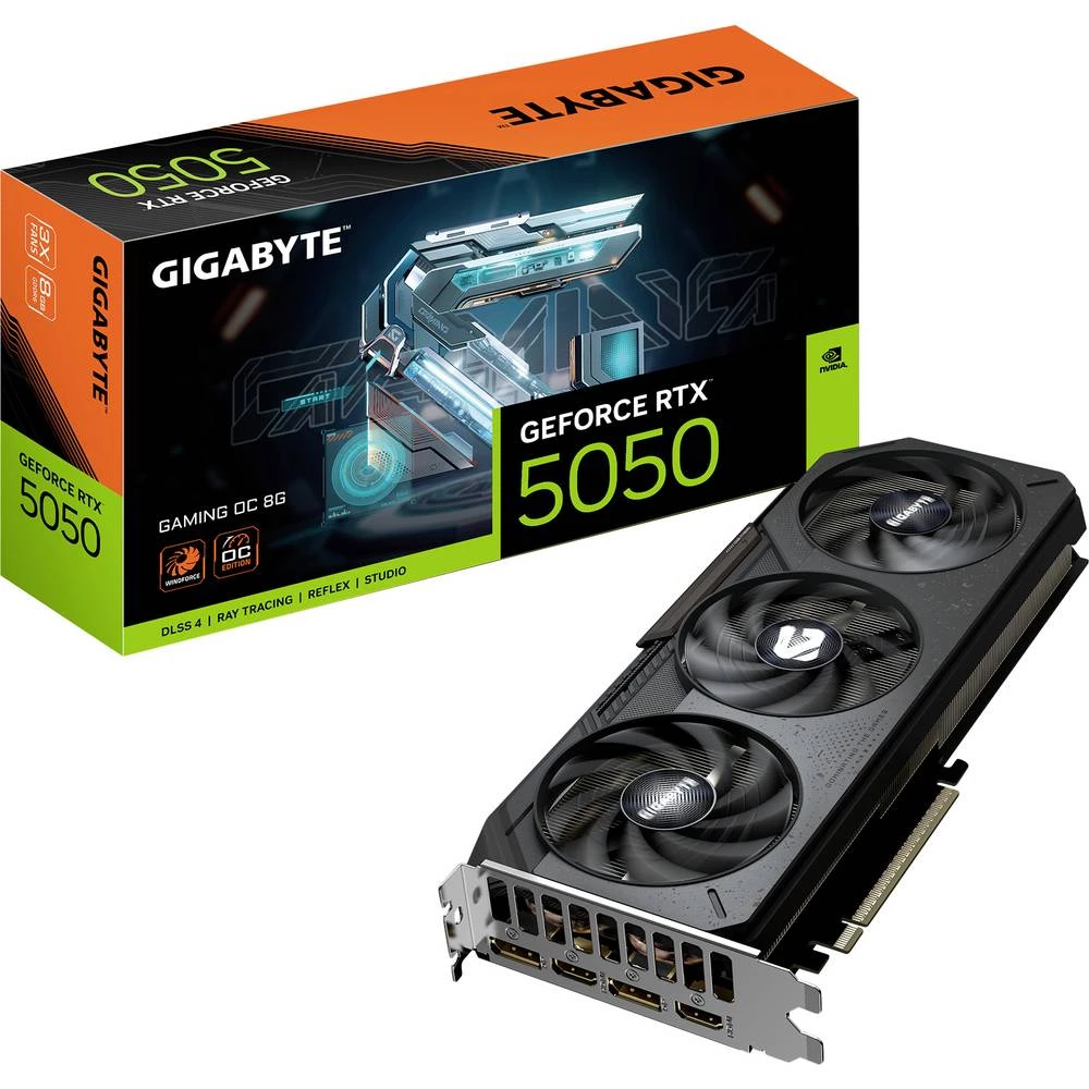 Gigabyte grafička kartica Nvidia GeForce RTX 5050 8 GB GDDR6-VRAM PCIe HDMI™, DisplayPort slika