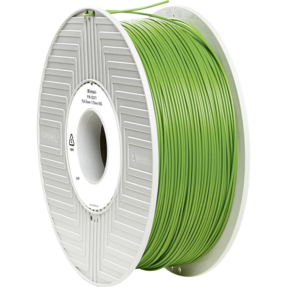 3D pisač filament Verbatim 55271 PLA 1.75 mm Zelena 1 kg slika
